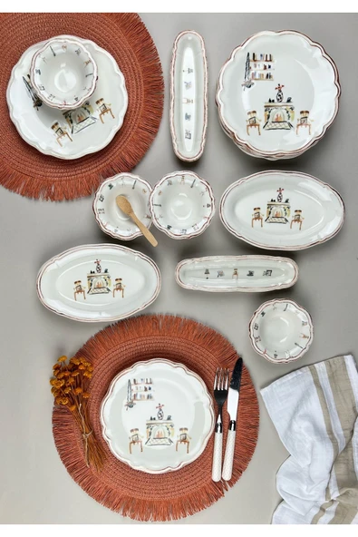 Store Porser Faylinn 14 Parça Kahvaltı Seti