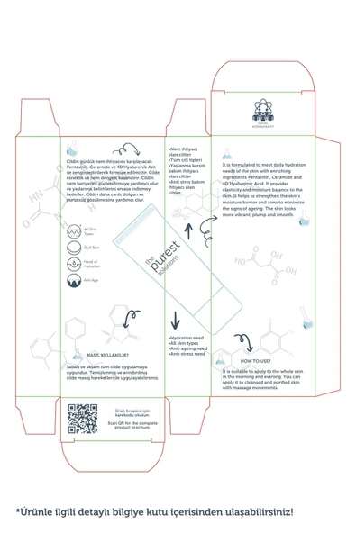 The Purest Solutions 24 Saat Etkili Günlük Yoğun Nemlendirici Bakım Kremi 50 ml - Resim 6