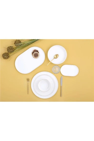 Porland Chopin Altın 27 Parça 6 Kişilik Yemek Takımı ürün görseli 1