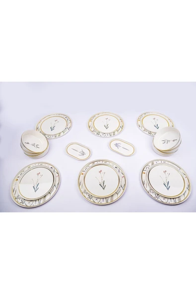 Porland Botanical (DESEN4) Yemek Takımı 6 Kişilik 20 Parça - 3
