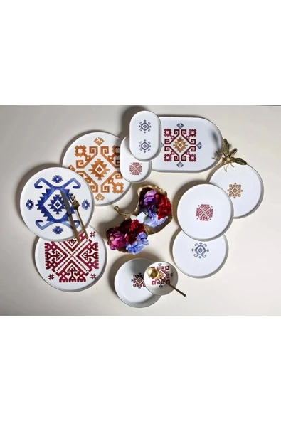 Porland Arabesque 27 Parça 6 Kişilik Yemek Takımı