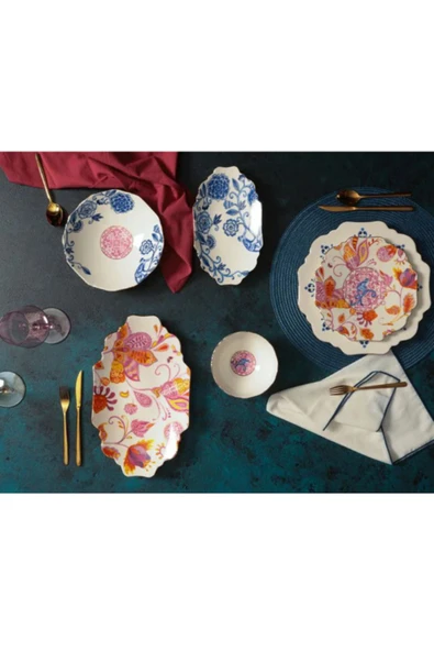 Porland Pinky 27 Parça 6 Kişilik Yemek Takımı ürün görseli 1