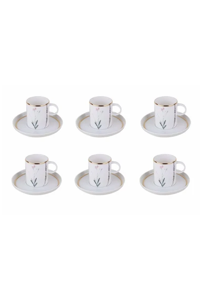 Porland Botanical 6 Kişilik Kahve Takımı 85cc ürün görseli 1