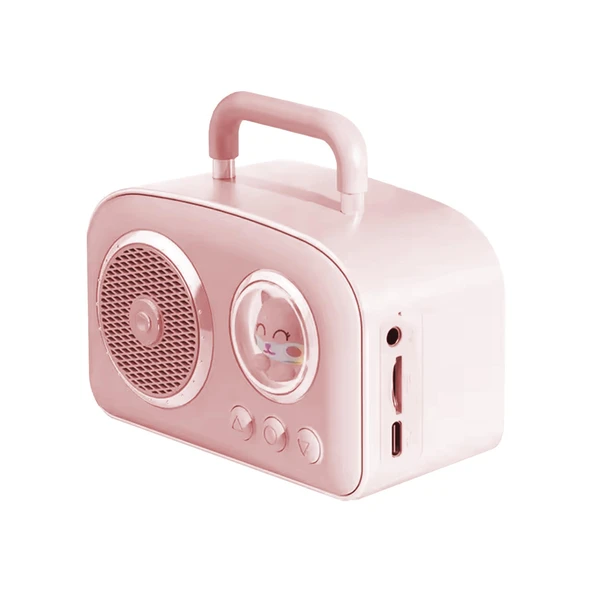 Jwin BR-220 Radyolu Bluetooth Hoparlör - Pembe - 3