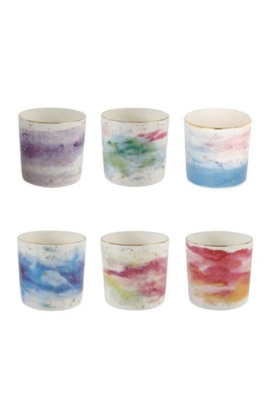 Porland Cosmos Serisi 6 Adet Porselen Bardak Seti 230cc ürün görseli 1