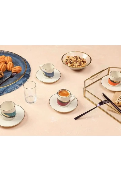 Porland Dash Kahve Takımı 8 Parça ürün görseli 1