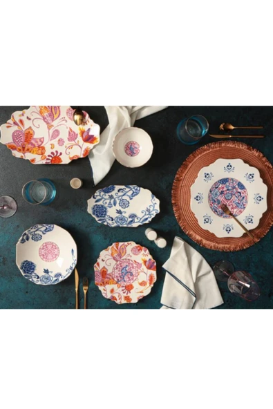 Porland Pinky 58 Parça 12 Kişilik Yemek Takımı