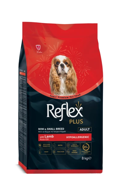 Reflex Plus Mini Small Kuzulu Ve Pirinçli Küçük Irk Yetişkin Köpek Maması 8 Kg ürün görseli 1
