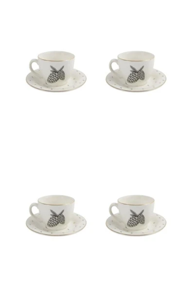 Porland Forest 8 Parça 4 Kişilik Çay Fincan Takımı 215 Cc ürün görseli 1