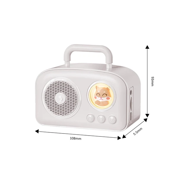 Jwin BR-220 Radyolu Bluetooth Hoparlör - Beyaz - 5