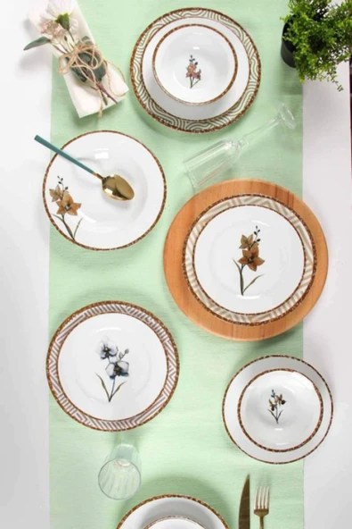 Porland Azelya 24 Parça 6 Kişilik Yemek Takımı - 4