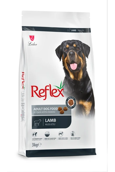 Reflex Kuzulu Pirinçli Yetişkin Köpek Maması 3 Kg ürün görseli 1