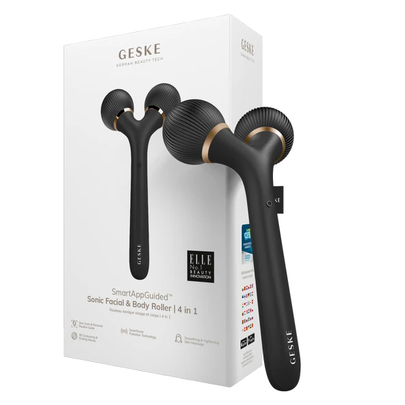 GESKE Titreşimli Yüz Şekillendirici ve Vücüt Bakım Roller Cihazı Sonic Facial   Body Roller