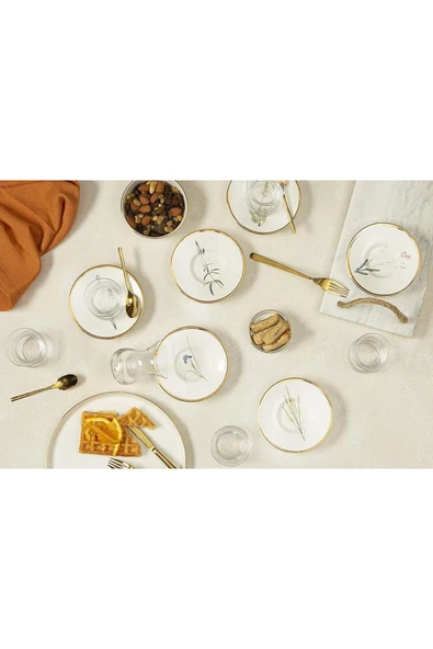 Porland Botanical Çay Bardak Takımı 12 Parça ürün görseli 1