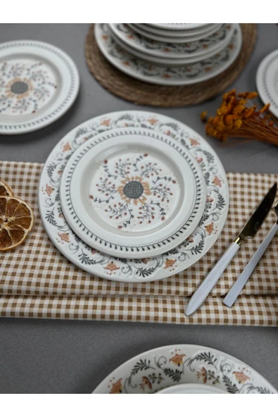 Store Porser Sunflower 24 Parça Yemek Takımı - 3