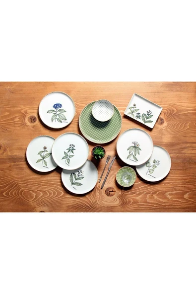 Porland Green Days 30 Parça 6 Kişilik Kahvaltı Takımı - 2