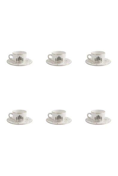 Porland Forest 6'lı Türk Kahve Fincan Takımı - 4