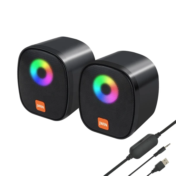 Jwin RGB-24 2'li USB Hoparlör - 1