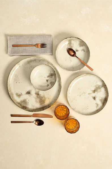 Porland Re-gen Salda 24 Parça 6 Kişilik Yemek Takımı