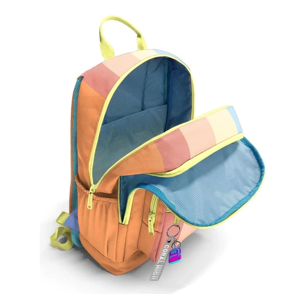 Coral High Büyük Boy Okul Sırt Çantası Renkli 23680 - 2