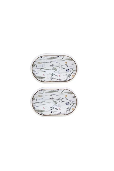 Porland Botanıcal 2'li Kayık Tabak 32cm ürün görseli 1