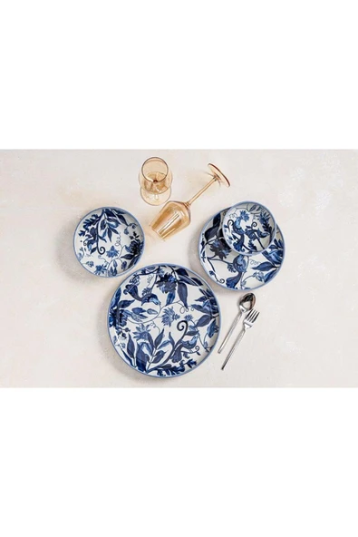 Porland Re-gen Birdsong 24 Parça 6 Kişilik Yemek Takımı ürün görseli 1