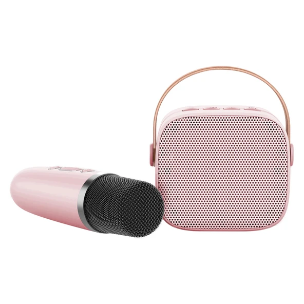 Jwin BK-320 Mikrofonlu Bluetooth Hoparlör - Pembe - 4