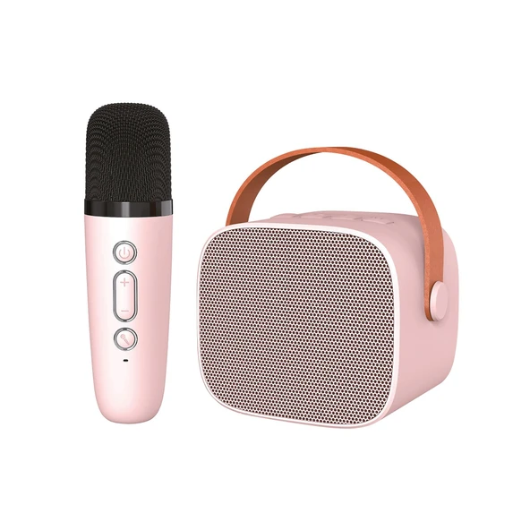 Jwin BK-320 Mikrofonlu Bluetooth Hoparlör - Pembe - 1