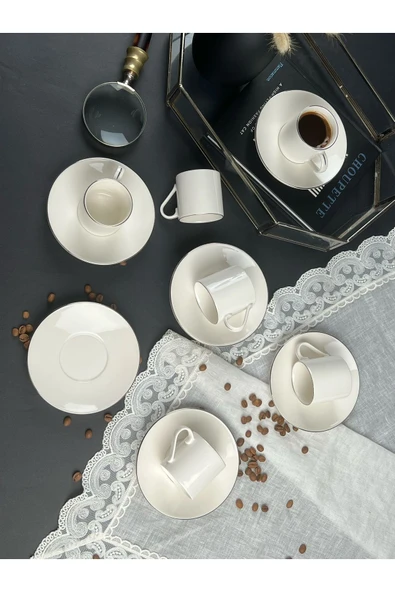 Porser Lumina 12 Parça Kahve Fincanı Seti - Resim 2