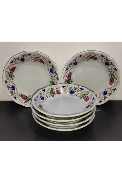 Porland PORSELEN 12 CM LALENAZ 12'Lİ ÇAY TABAK - 2