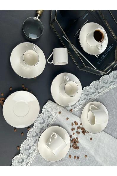 Porser Lumina 12 Parça Kahve Fincanı Seti - Resim 3