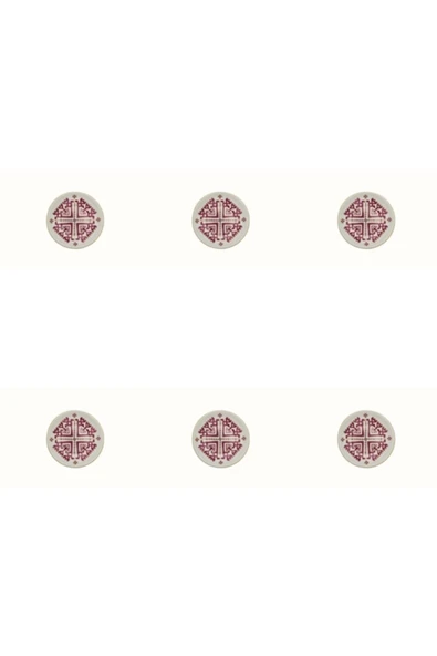 Porland Arabesque Desen Mini Kase 10cm 6'lı