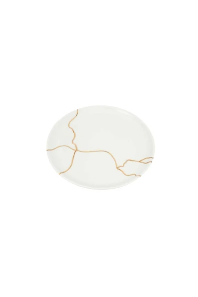 Porland Spirits Altın Yaldız Düz Tabak 20cm - 2