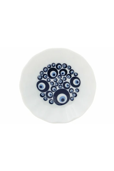 Porland 6 Lı Nazar Çay Tabağı 12cm