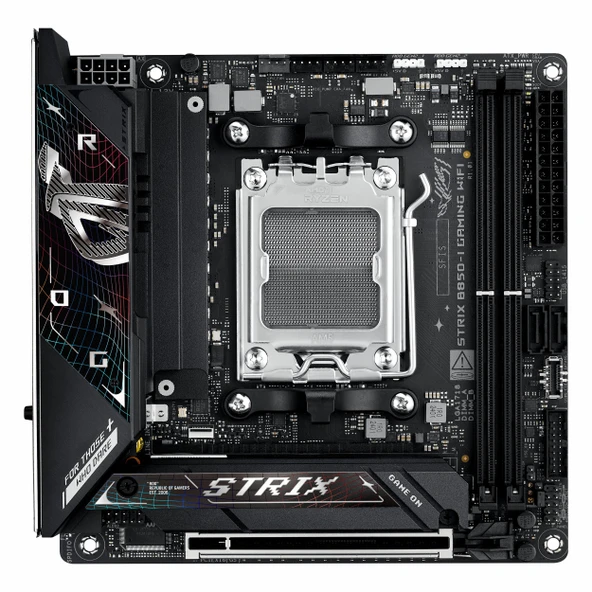Asus ROG Strix B850-I Gaming WiFi DDR5 (8400MHz)OC M.2 HDMI/USB-C PCIe 5.0 AM5 mITX Anakart - Resim 2