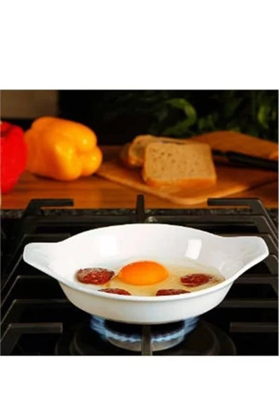 Porland Porselen Sahan 21 Cm. Beyaz