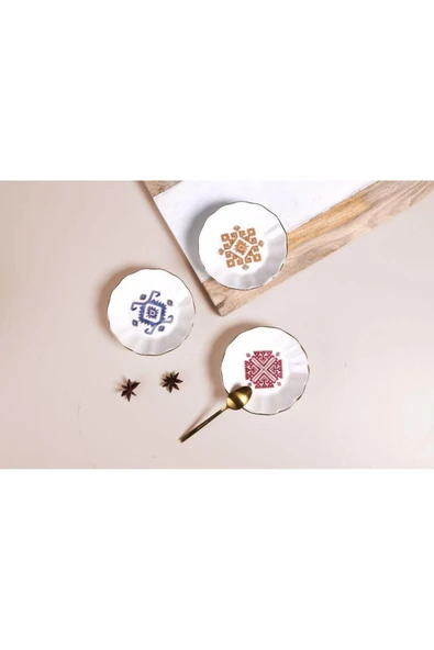 Porland Arabesque 6 Lı Çay Tabağı 11 Cm 04alm007419