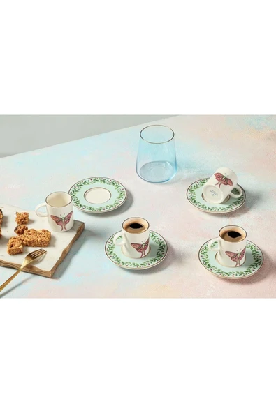 Porland Mirroring Kahve Takımı 4 Parça ürün görseli 1