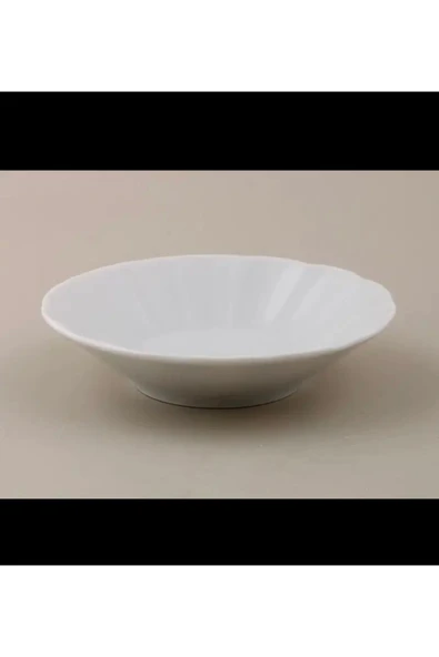 Porland Beyaz Çay Tabağı 6'lı