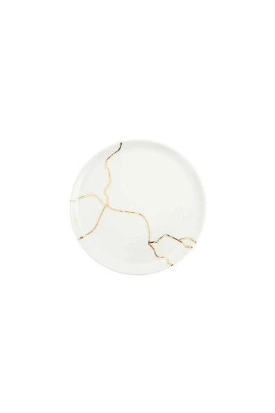 Porland Spirits Altın Yaldız Düz Tabak 20cm