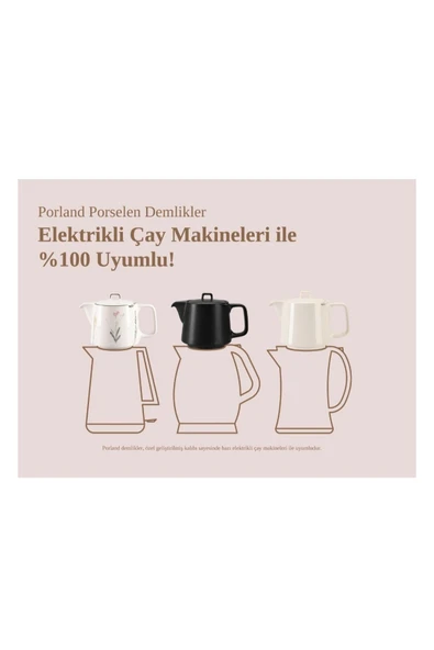 Porland Kum Beji Kapaklı Demlik 1000 Cc - 2