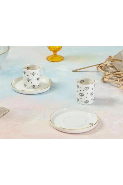 Porland Ruby Veni Vidi 2 Kişilik Kahve Takımı 85cc 04ral002632 ürün görseli 1