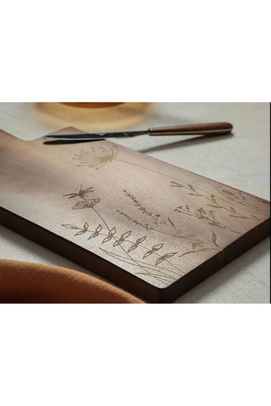 Porland Woodflower Akasya Sunum Tahtası 35 cm