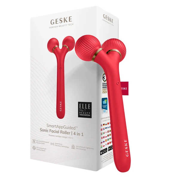 GESKE Titreşimli Yüz Şekillendirici Roller Masaj Cihazı  Sonic Facial Roller - 1