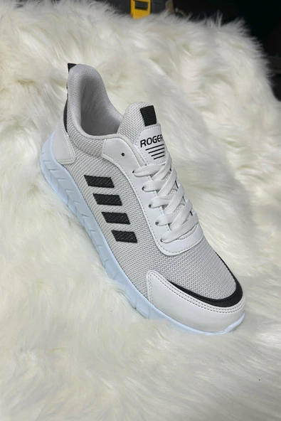 Günlük Erkek Sneaker Fileli Bağcıklı Rahat Esnek Dikiş Detaylı Yürüyüş Spor Ayakkabı 1453 - 7