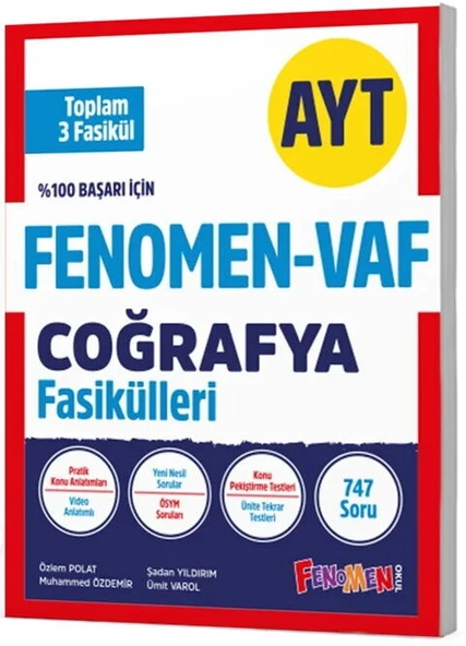 Fenomen Ayt Vaf Coğrafya Fasikül Seti (1-2-3. Fasikül)