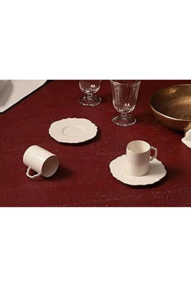 ASİTAN Porland Tide Altın Yaldız 2 Kişilik Kahve Takımı 80cc ürün görseli 1