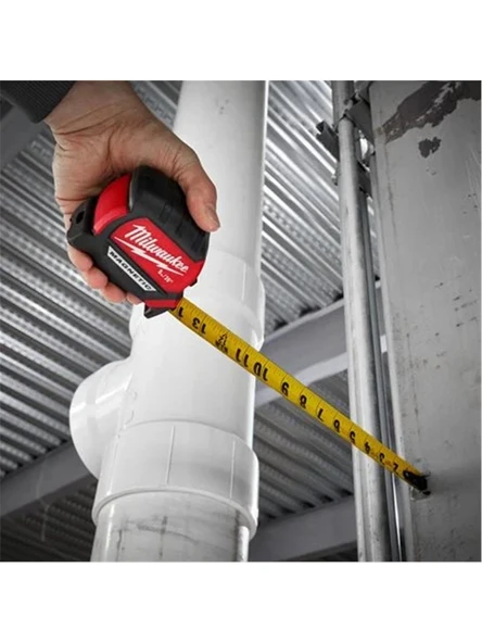 Milwaukee Şerit Metre Manyetik Metre 5M/27Mm T4932464599 - 2