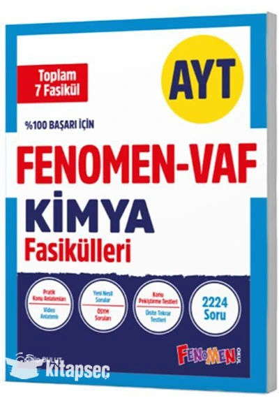 Fenomen Ayt Vaf Kimya Fasikül Seti (1-2-3-4-5-6-7. Fasikül) ürün görseli