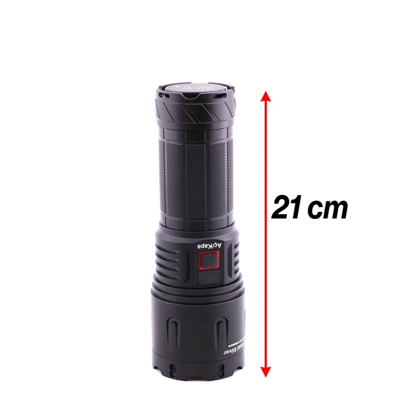 El Feneri 8000 Lümen 80W Zoomlu Uzun Menzil Şarjlı Powerbank Ledli Işık Lambası Su Geçirmez Kamp - Resim 8